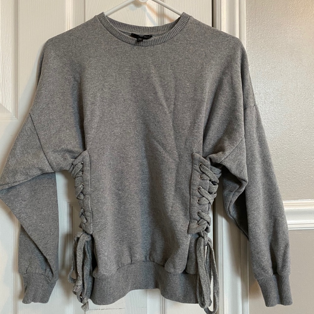 Topshop Corset Sweater XS